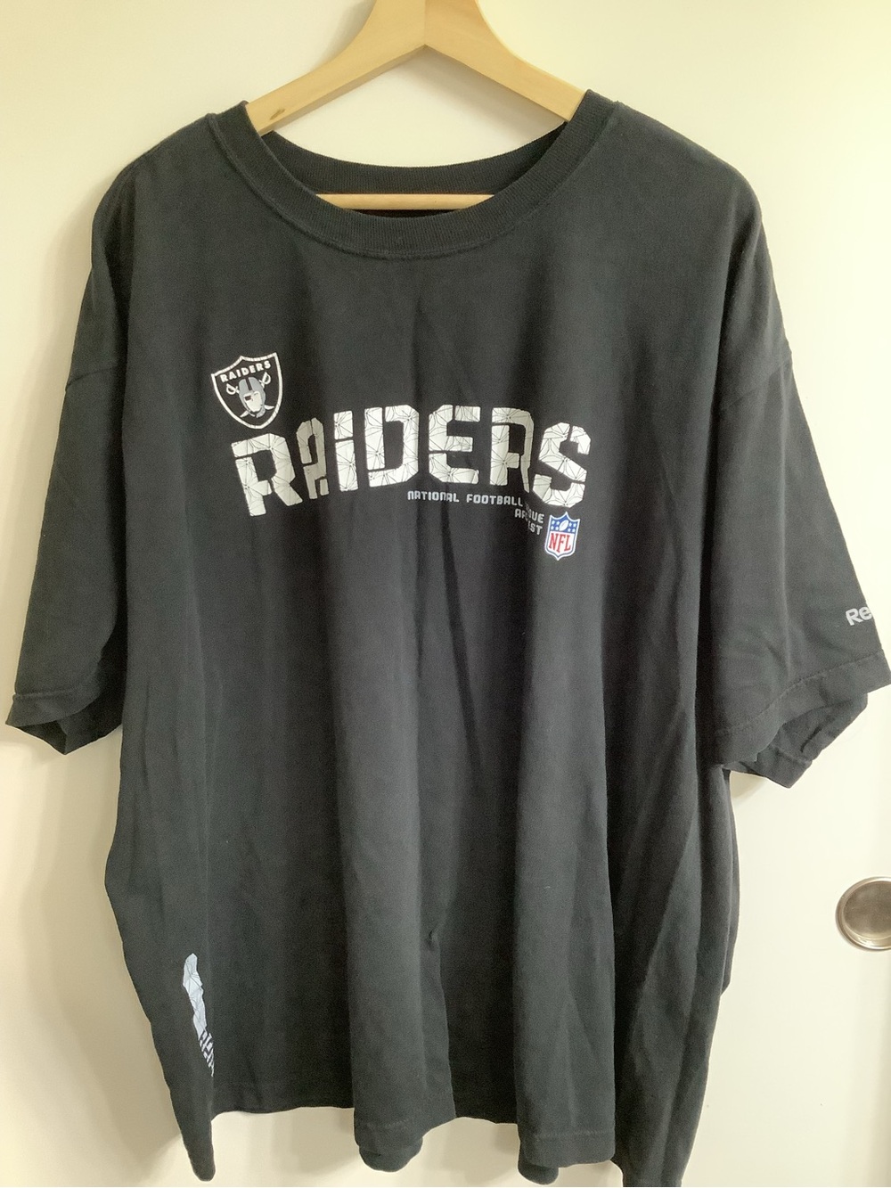 Vintage Reebok NFL Oakland Raiders Graphic Tee Shirt 2XL